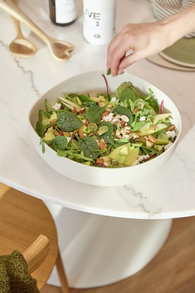 Räder Schüssel „Cucina Italiana“ – Große Steinzeug-Schüssel 30 cm – Für Pasta, Salat & Obst – Beige | Für Pasta, Salat, Obst, aus der Serie Cucina Italiana
