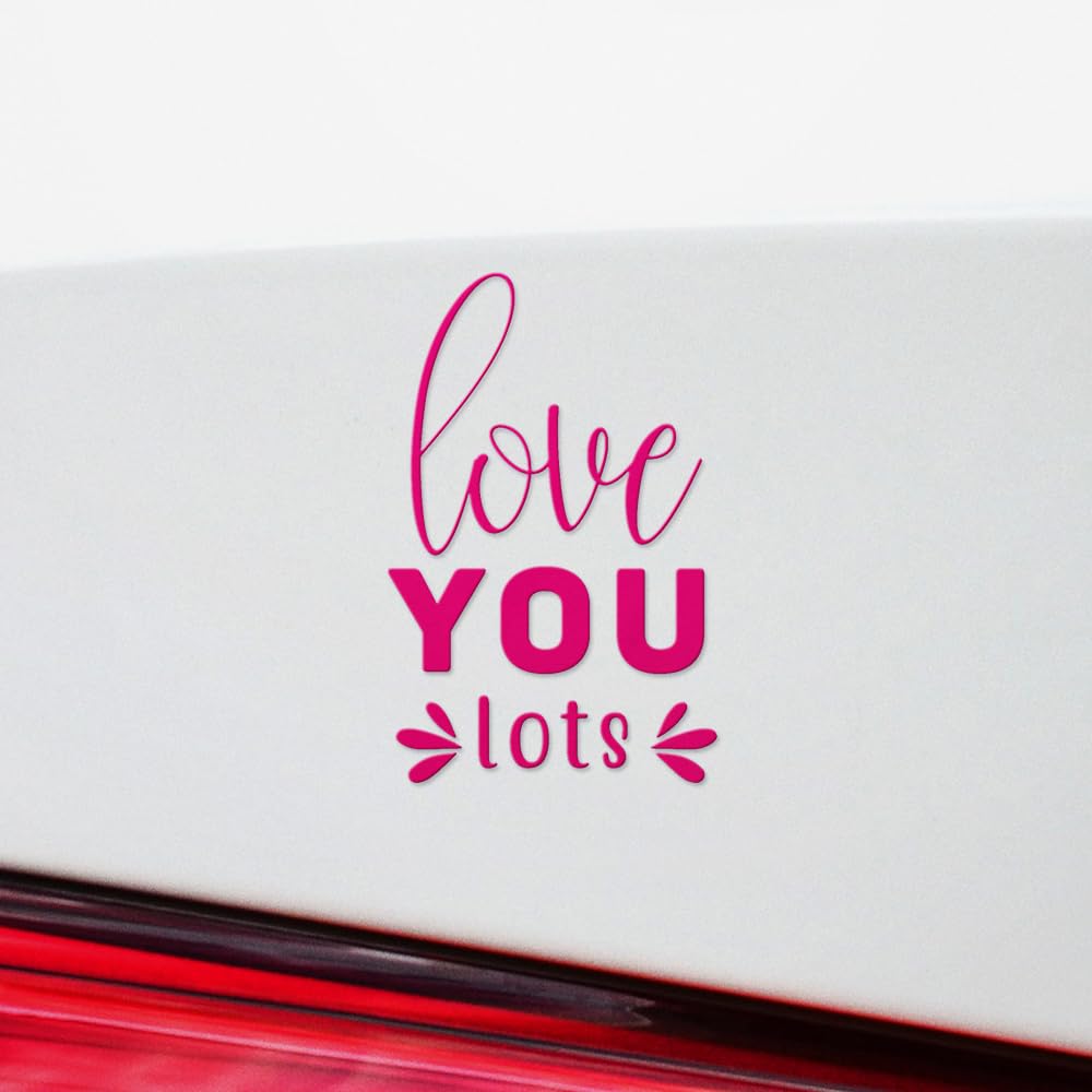Amazon.com - Decal Stickers of Love You Lots (Pink) (Set of 2