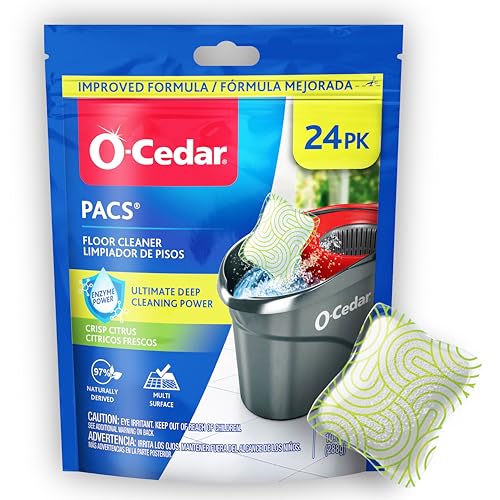 O-Cedar PACS Hard Floor Cleaner, Crisp Citrus...