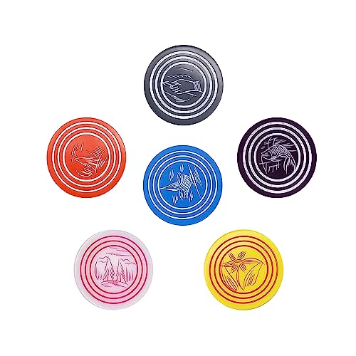 Image of GLS 5D 2 inch Plastic Carrom Striker (Pack of 4 PCS)(Color & Design May Very)