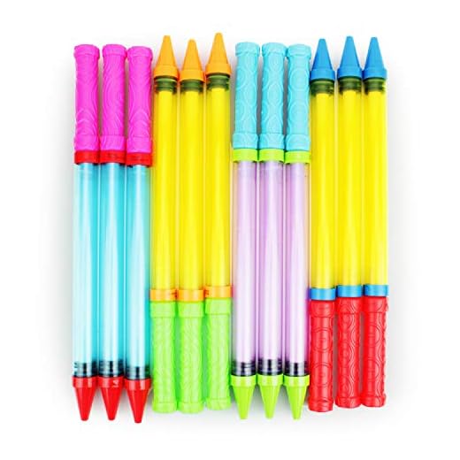 Boley Crayon Water Blasters - 12 Pack 17" Pump Action Long Range Water Guns for Kids and Adults - Super Soaker Water Blaster Squirt Gun Bulk Set