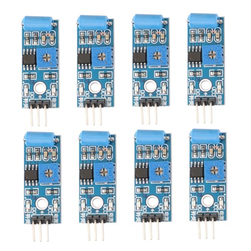 Cabilock 1set Normally Closed Type Vibration Sensor Module Alarm System for Theft Detection Earthquake Alerts and Car Applications Reliable Vibration with Indicator Light 10pcs