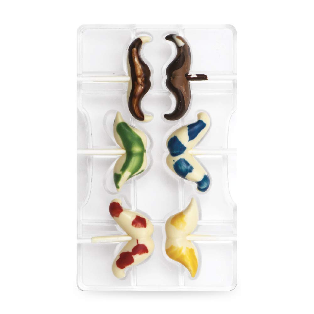 DECORA 0050080 Chocolate Mould Moustache 200x120x22mm