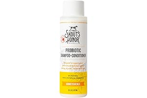Skout's Honor Probiotic Shampoo Plus Conditioner Honeysuckle for Dogs, 16 fl. oz.