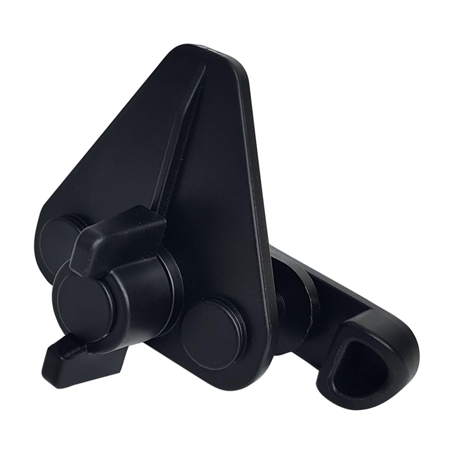 Laikoutd Black Boat Door Stop Stopper Catcher Door Holder Floor Knob Yacht Motorhome Campers Doors Latches Gate Marine Locker Hatches