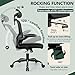 FelixKing Office Chair Ergonomic Desk Chair with Headrest, High Back Computer with Adjustable Lumbar Support and Wheels,Executive Swivel Comfy with flip-up Armrests for Home Office