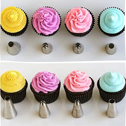 Kit Confeiteiro Weemsbox Com Saco de Silicone Para Confeitar Bolos Sobremesas 12 Bicos inox 6 51JxszcQvWL