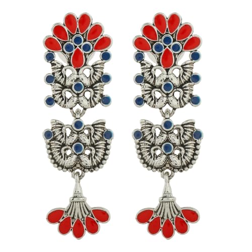 See full amazon price history chart for Estele Fashion Jewellery Silver Oxidized Plated Glamarous Meenakari Drop Earrings with Multi-color Enamel for Girls and Women-751/708-IG ER Estele Fashion Jewellery Silver Oxidized Plated Glamarous Meenakari Drop Earrings with Multi-color Enamel for Girls and Women-751/708-IG ER (B08CPWGHDC) Amazon Price History, Amazon Price Tracker
