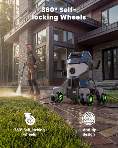 Image of Pressure Washer,2600 Max.PSI Power Washer with 35-ft GFCI Cord