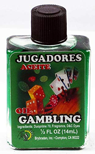 1 Piece BRYBRADAN Gambling Spiritual Oil JUGADORES ACEITE ESPIRITUAL -1/2 FL OZ 14.7ML