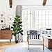 Wofair 6 Feet Artificial Fiddle Leaf Fig Tree in Planter,Artificial Tree Beautiful Fake Plant Fiddle Leaf Indoor/Outdoor UV Resistant Tree for Living Room Balcony Corner Decor
