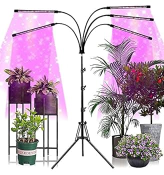 植物育成用LEDスポットライト 5個セット Amazon.co.jp: 【 5ヘッド/三脚タイプ】最新型植物育成LEDライト