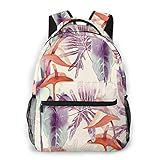 Große Kapazität: interne Struktur, 1 internes Fach, 4 interne kleine Taschen, geeignet für Laptop, iPad, Ladegerät, Bücher, Kleidung, Snacks, Brieftaschen, Federmäppchen, Brieftaschen, Lehrbücher, Notizbücher usw. 2 seitliche Netztaschen. Einstellbar. Geeignet für Regenschirm, Wasserflasche und Saftbox. 1 vordere Reißverschlusstasche, geeignet für Schlüssel, Mobiltelefone, kleine Servietten, Stifte und einige kleine Dinge oder andere kleine Schulsachen, stilvoll und praktisch.