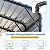 YOLENY 14x25FT RV Carport, Heavy Duty Metal Car Port with Reinforced Metal Frame & Galvanized Roof, Weather-Resistant Car Shelter for RV, Cars, Trucks, Boats, SUVs, and Tractors-Gray