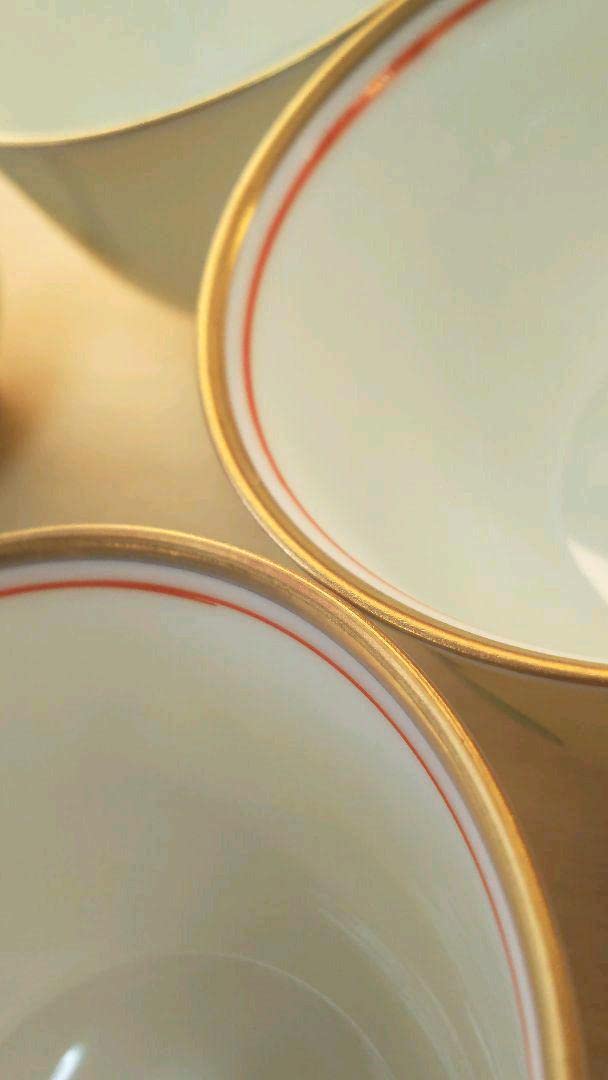 Amazon.co.jp: 深川製磁 六歌仙 湯呑揃 桐型仙茶揃 宮内庁御用達 5客