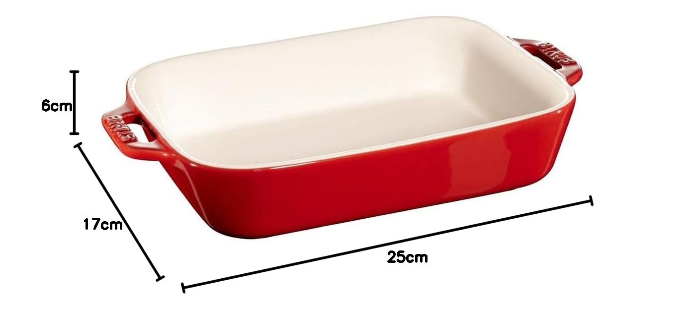 ZWILLING J.A. HENCKELS STAUB Glass Enamel Ceramic Rectangular Oven