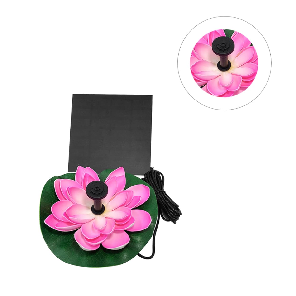 Didiseaon Fontana Solare da Giardino Pompa per Laghetto Esterno, Design Decorativo per Fontane e Spazi Verdi