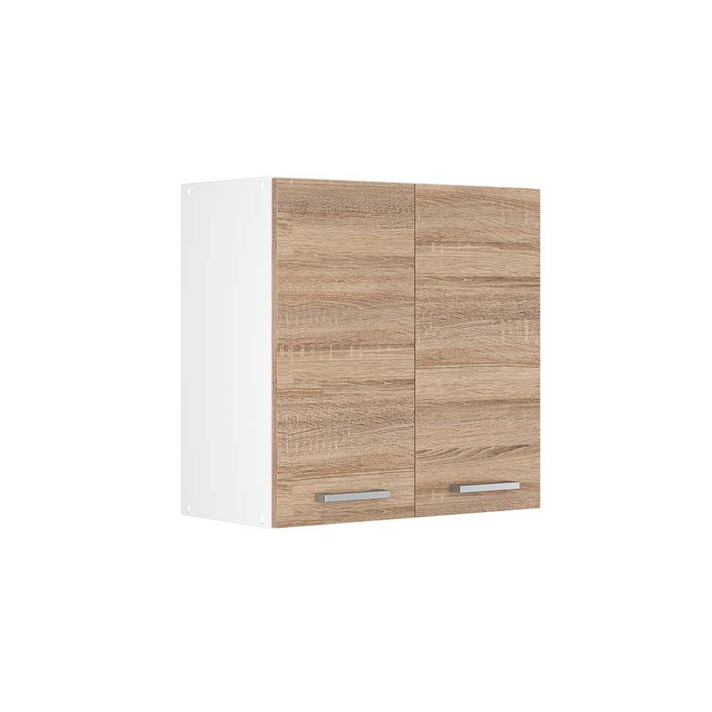 Vicco Pensile da cucina R-Line, Sonoma, 60 cm, per la libera combinazione all'interno di sistemi cucina modulari
