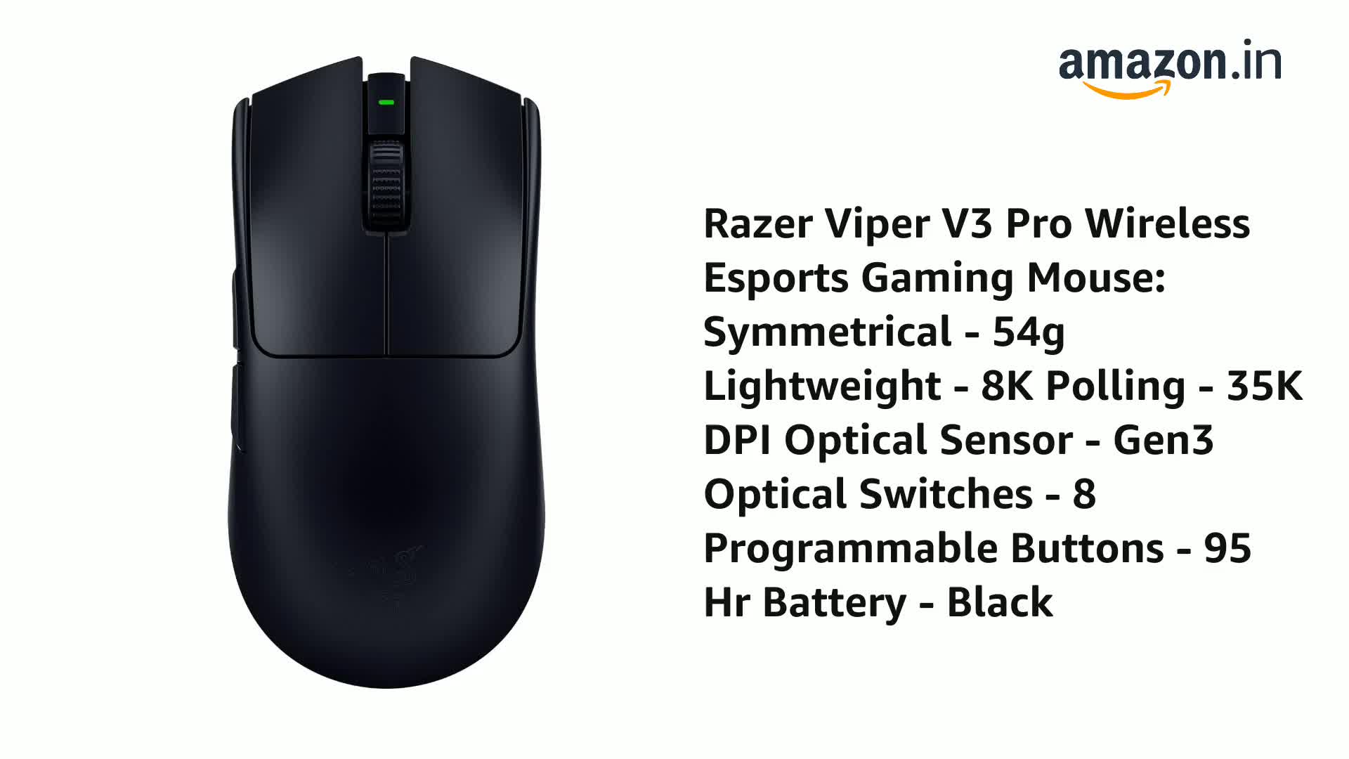 Amazon.in: Buy Razer Viper V3 Pro Wireless Esports Gaming Mouse 
