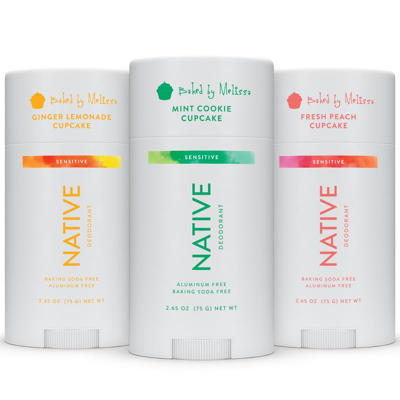 Miniatura 1 de Native Desodorante sensible, desodorante natural para mujeres y hombres, sin aluminio, sin bicarbonato de sodio, sin ftalatos, sin talco, aceite de