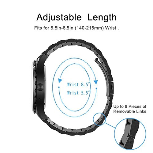 Ceston Metallo Acciaio Classica Cinturino per