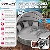 tectake Lounge Muschel Sonneninsel Sonnenliege 2 Personen und mehr