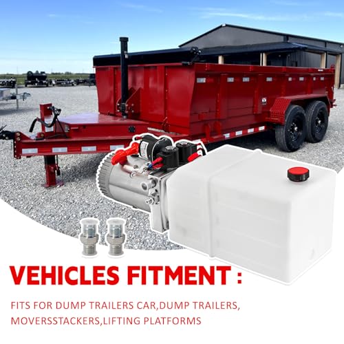 Image of 12V DC 6 Quart Double Acting Hydraulic Pump