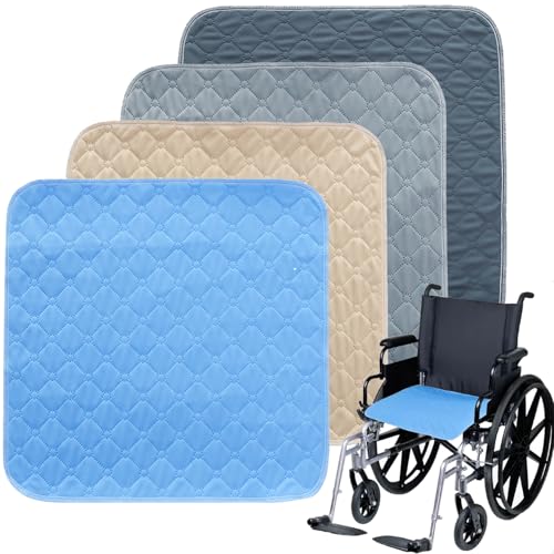 MatFirsmo Waterproof Chair Pads for Incontinence, 4 Pack Washable Seat