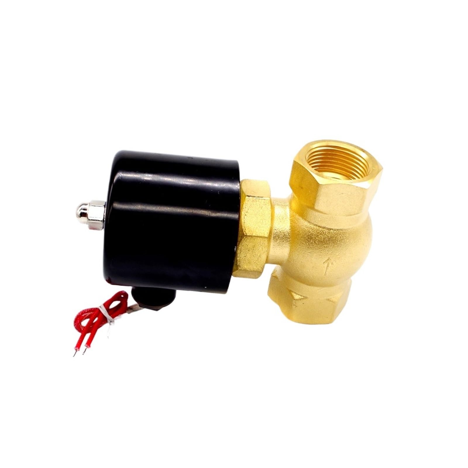 LNHHG Solenoid Valve,G1-1/4 2-Way NC Brass Steam Solenoid Valve Hi-Temp Electric Magnetic Valve 1.5MPa(AC110)