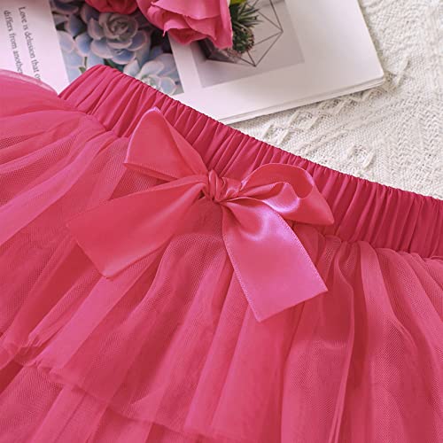 Little Girls Multi Layered Mesh Lace Dress Summer Bow Tie Casual Skirt Suitable for Baptism Dresses3