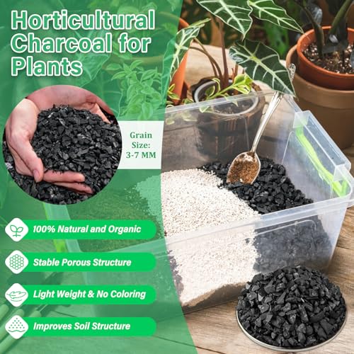 Image of Legigo 6 QT Horticultural Charcoal- Natural Biochar Soil Amendment