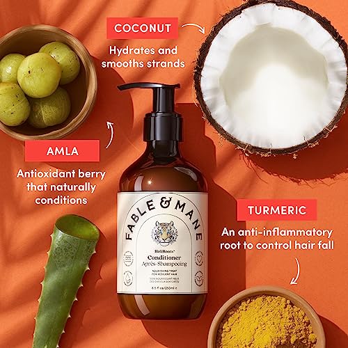 Fable and Mane Holiroots Hair Conditioner, Moisturising Deep Conditioner for Dry Damaged Hair, Hydrating Conditioner for Dry Hair - Genuine Fable and Mane Conditioner 250ml - Image 6