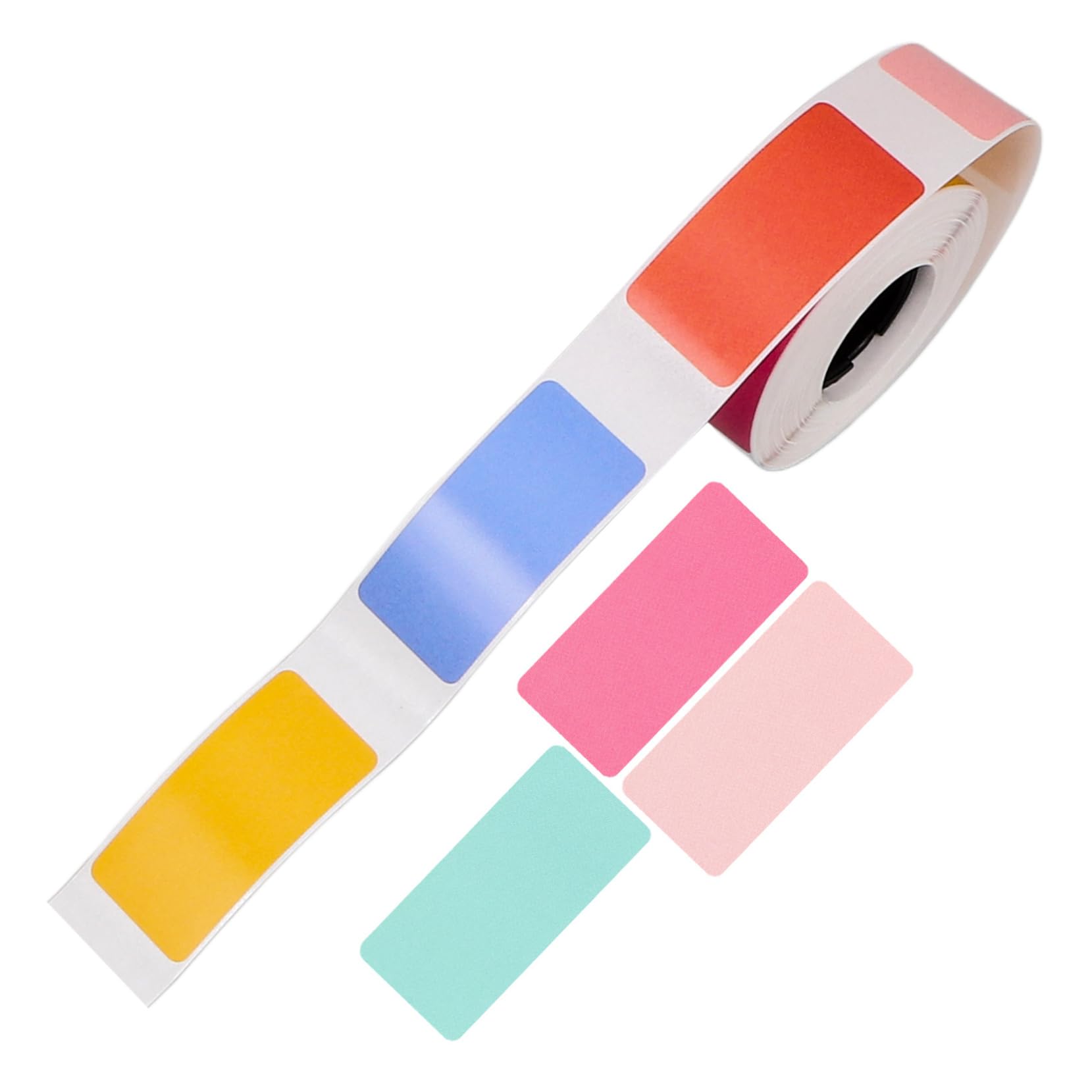 NUOBESTY 5rotoli Etichette Termiche Autoadesive Per Etichette Per Organizzazione Casa Scuola e Etiquetting Colori