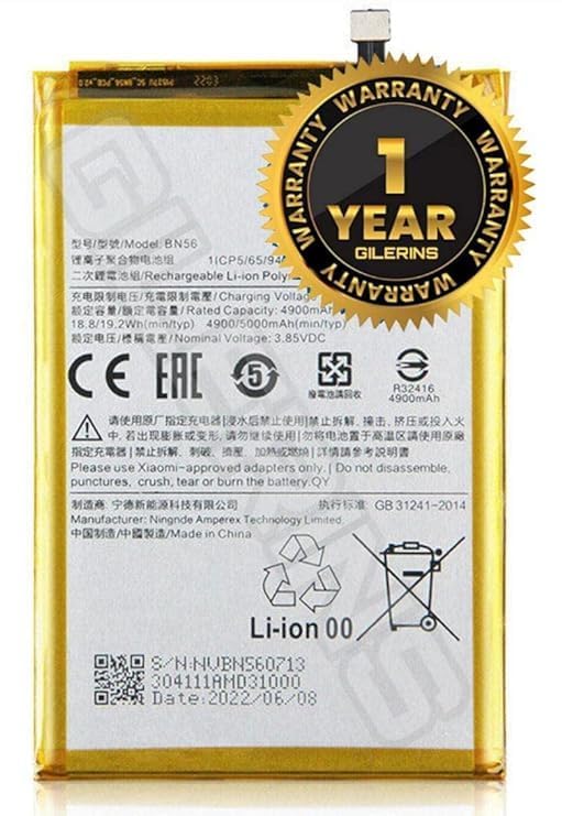 Image of Original BN56 Battery for Redmi 9A / 9C /Poco M2 Pro Battery with 1 Year Warranty****(SEP0071)