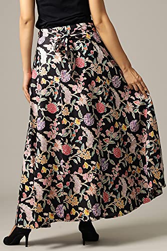 Image of Ravaiyaa - Attitude is everything Cotton Hand Block Floral Printed Wrap Around Women's Free Size Skirt Rapron