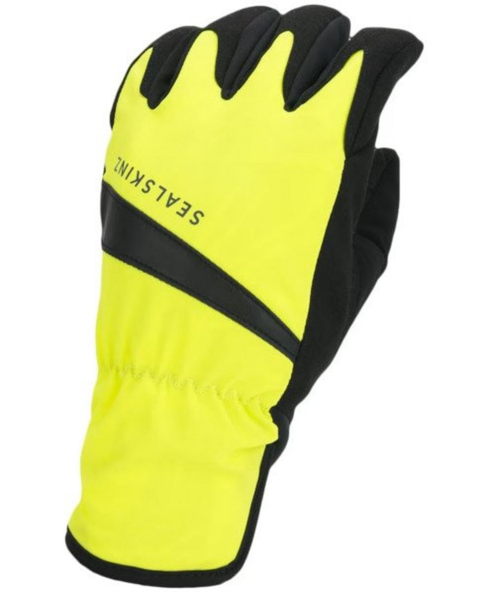SEALSKINZ Bodham Waterproof All Weather Cycle Glove Neon Yellow/Black Unisex Glove Medium