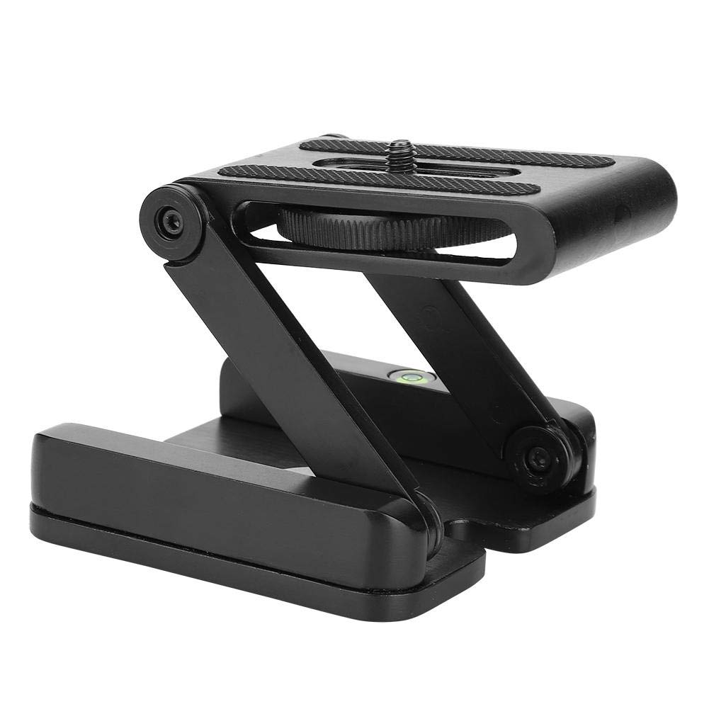 Strnek Black Z Flex Tilt Folding Quick Release Plate Stand Mount for Tripod Camera CO for Tripod,Monopod,Slider,DSLR Camera,Camcorder