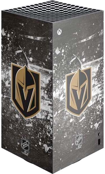 Skinit Decal Gaming Skin Compatible with Xbox Series X Digital Edition Console - Officially Licensed NHL Vegas Golden Knights Script Design