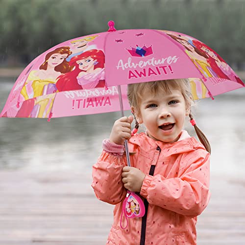 Disney PRRB0829AZ-M-680-AGE 3-7 Unisex Assorted Character Rainwear Umbrella Princess Age 3-6 One Size thumb #1