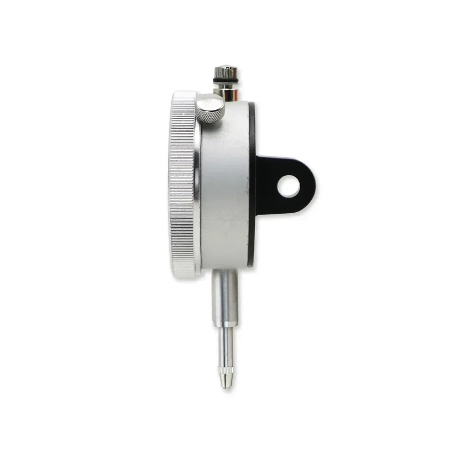 Comparatore metrico da 0-10/0-25 mm 0,01 mm con indicatore a quadrante con Aletta Posteriore Strumento di precisione 0,01 mm Prestazioni stabili(0-25mm)