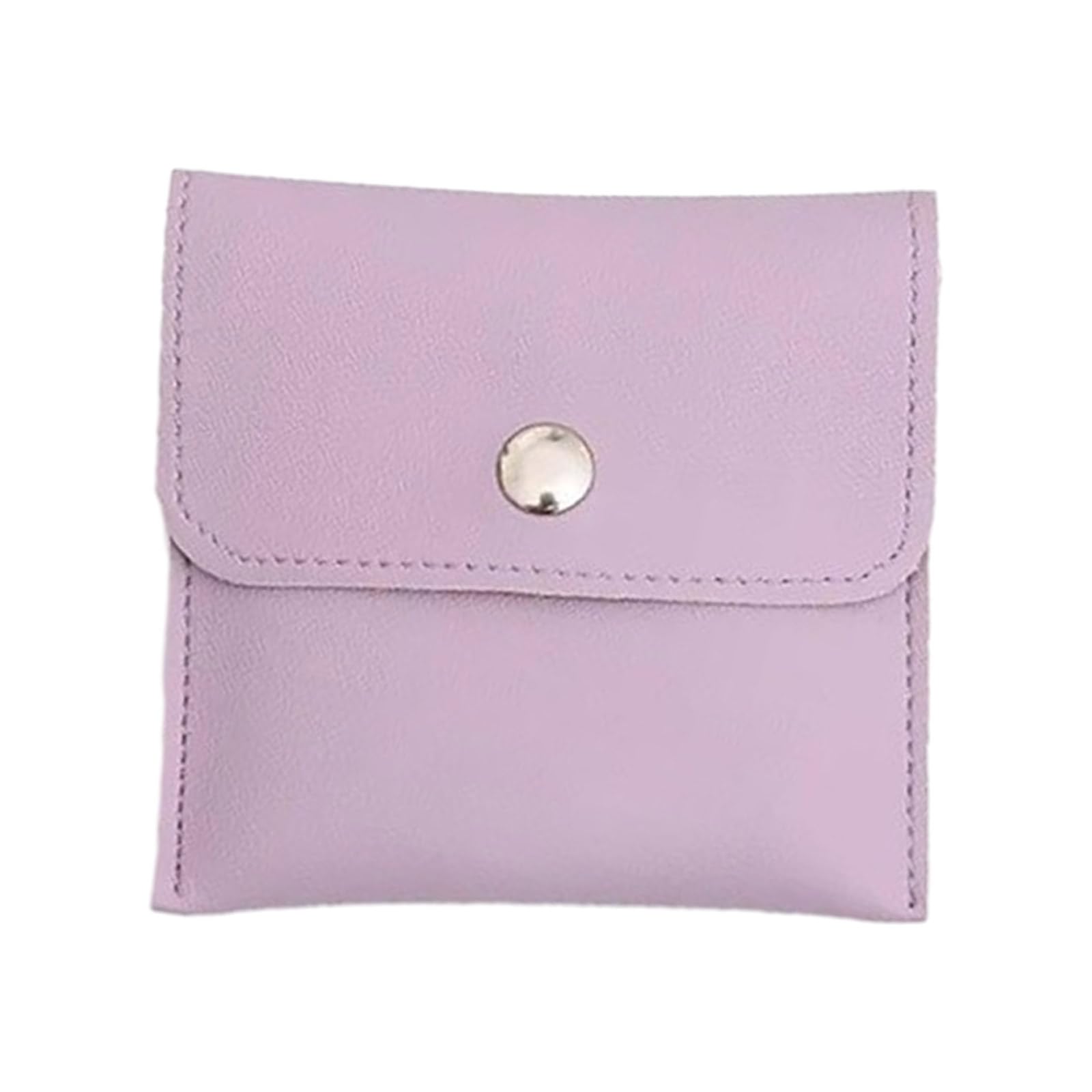 Haodream Compact Jewelry Pouch Portable Storage Case for Earrings/Necklaces/Rings/Bracelets/Brooches Snap Button Closure Bags Portable Storage Box