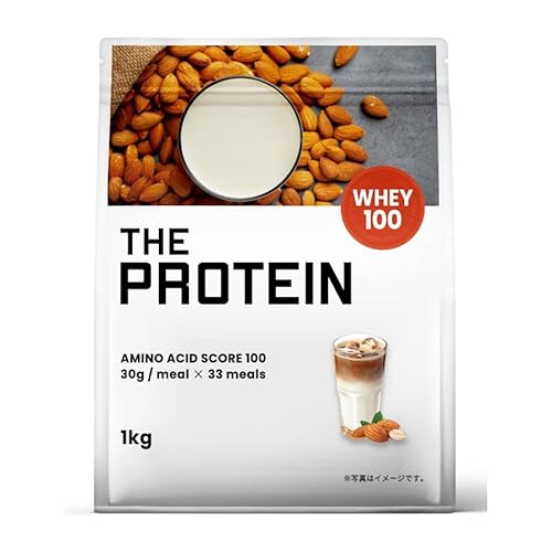 ザプロ プロテイン 1kg アーモンドラテ 風味 ホエイプロテイン ビタミン 11種 国内製造 低糖質 低脂質 高タンパク 筋トレ WPC ぷろていん 武内製薬 THE PROTEINのサムネイル
