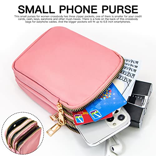 Image of YINHEXI Small Crossbody Bags for Women, Mini Cell Phone Wallet Purse, Shoulder Bag for Women and Men