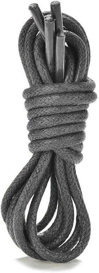 Coloured 70cm/27 Thin Round 2-3mm Waxed Cotton Shoe Laces, Ideal Mens Work Office Dress Shoes, Brogues, Leather Oxford, Replacement Shoe Laces