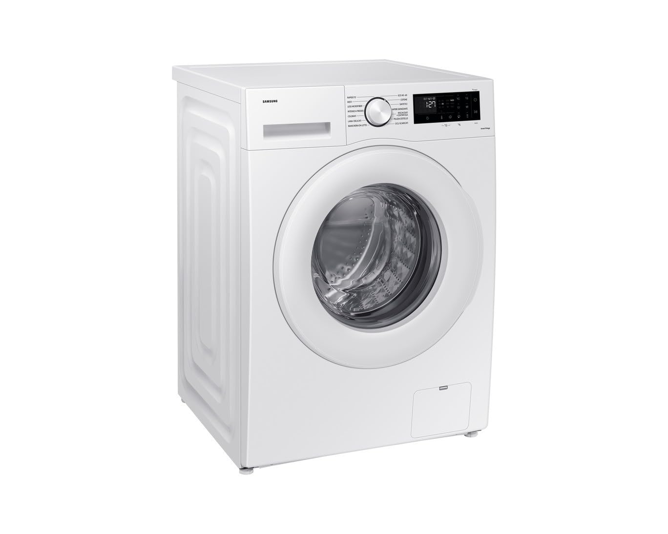 Samsung WW80CGC04ATE / WW80CGC04DTEET Lavatrice 8 kg, 1400 Giri, Classe A, Carica Frontale, Libera Installazione, Inverter, Ecobubble, Vapore, Wi-Fi SmartThings, Lavaggio Rapido