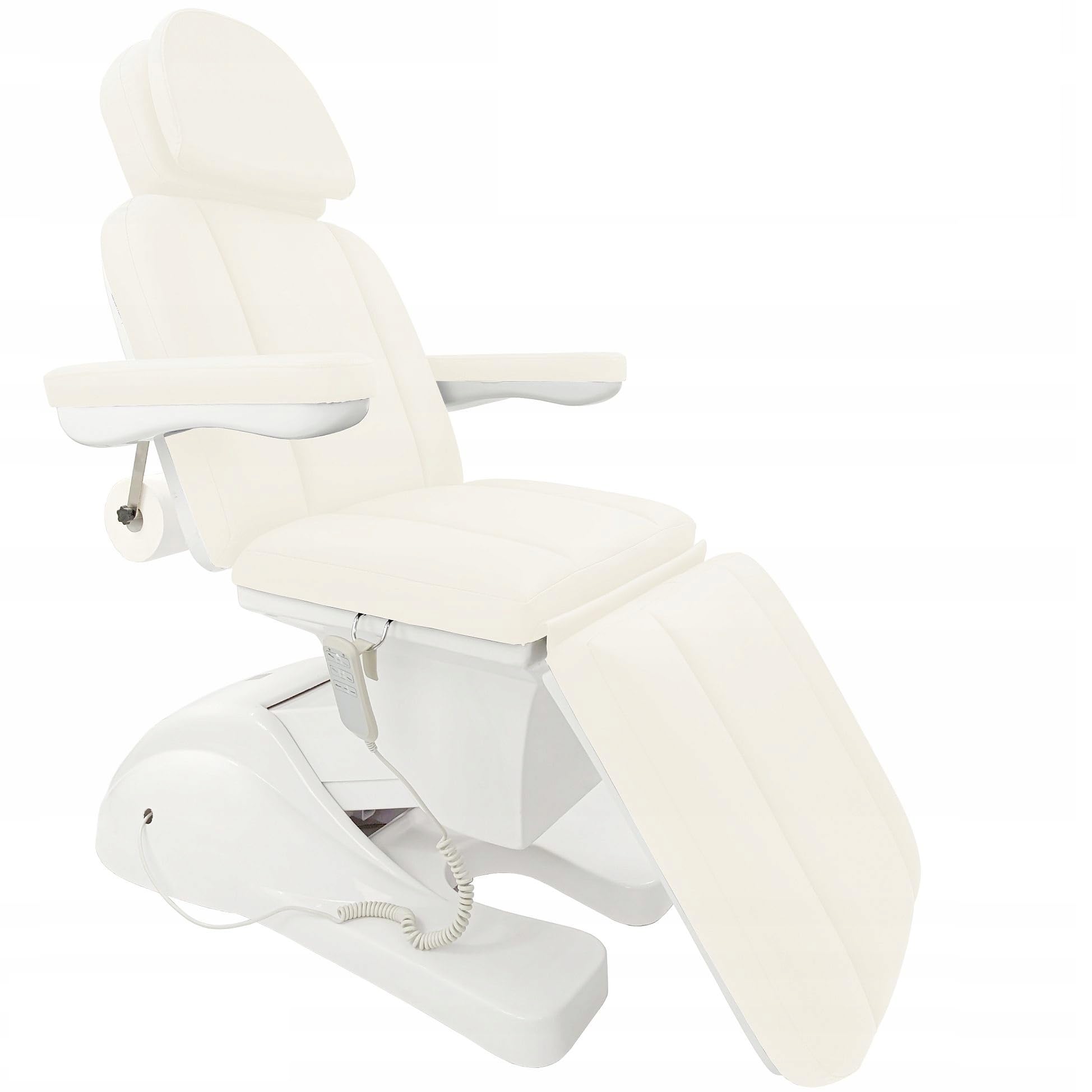 CHIOGGIA DESIGN Fotel Kosmetyczny Elektryczny 3 silniki Biały COMFORTIS