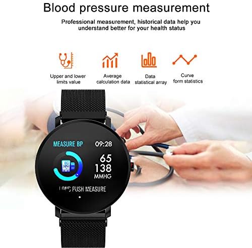 Duang Smart Watch, Fitness Tracker Watch IP68 Waterproof Activity Tracker  Heart Rate Monitor/Sphygmomanometer Pedometer, Ladies Men Sleep Monitor,  IOS/Android (Black) : Amazon.co.uk: Electronics \u0026 Photo