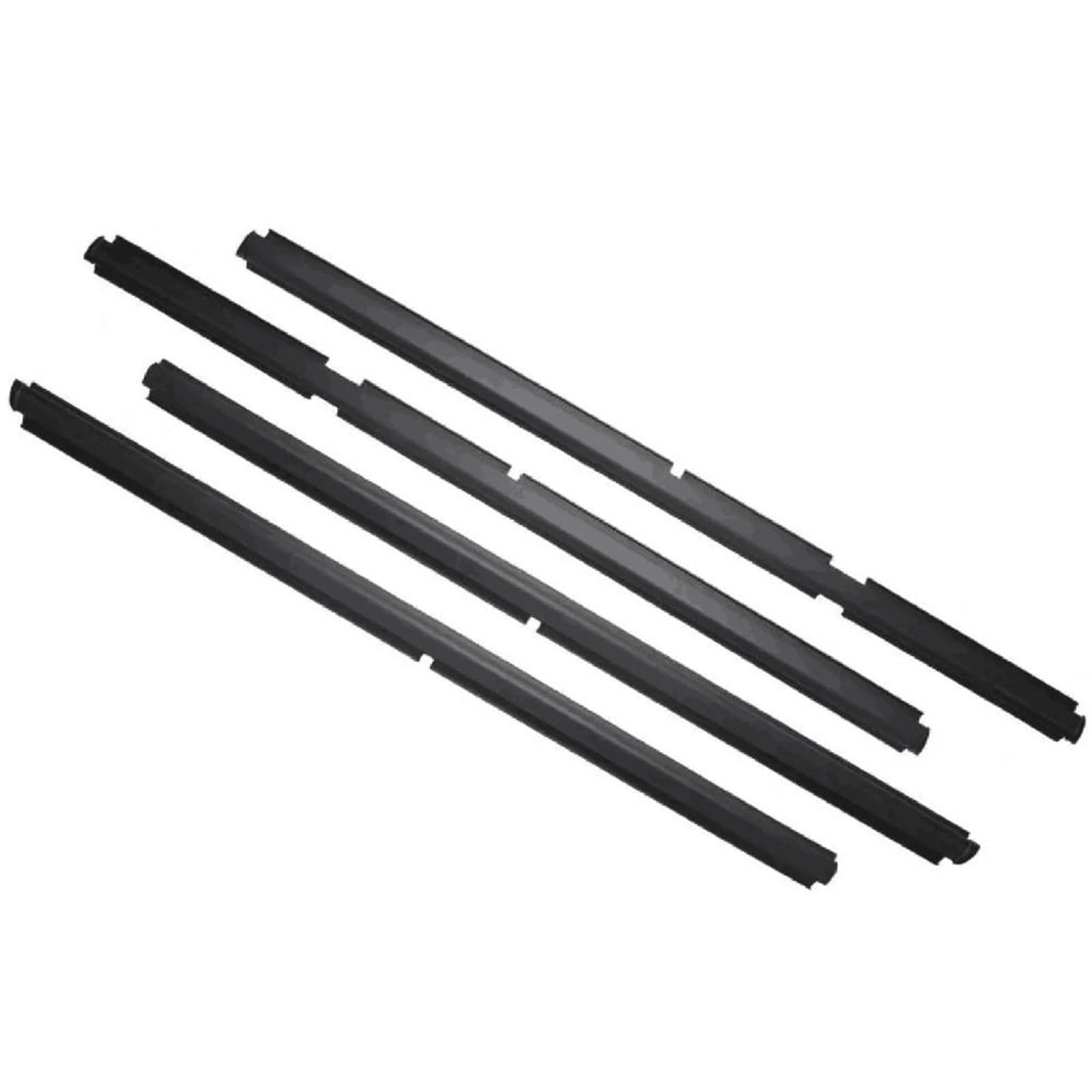 Qibbei One Color 4Pcs For Jeep For Grand For Cherokee Ii Wj Wg 1998-2005 55135890Af 55135891Af Window Weatherstrip Belt Door Trim