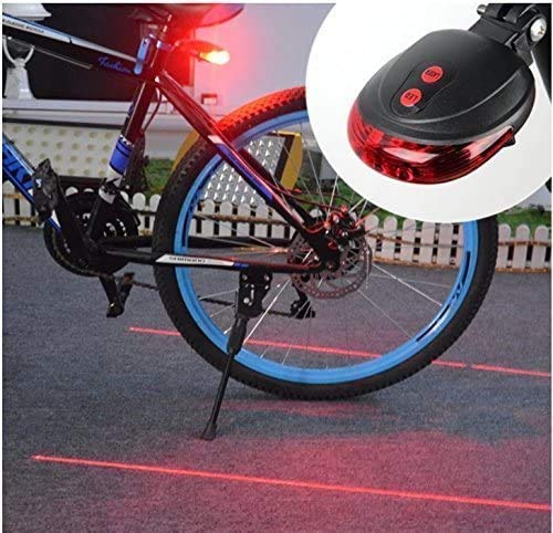 Buy Chavda 5 LED+2 Laser ABS Cycling Bike Bicycle Flashing