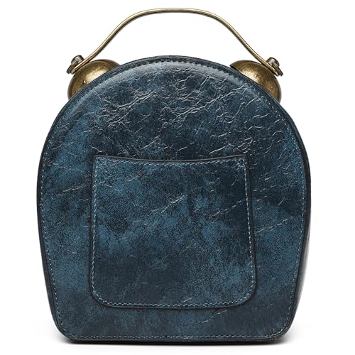 Image of Women PVC Clock Shaped Handbag Crossbody Shoulder Bag Clock Purse